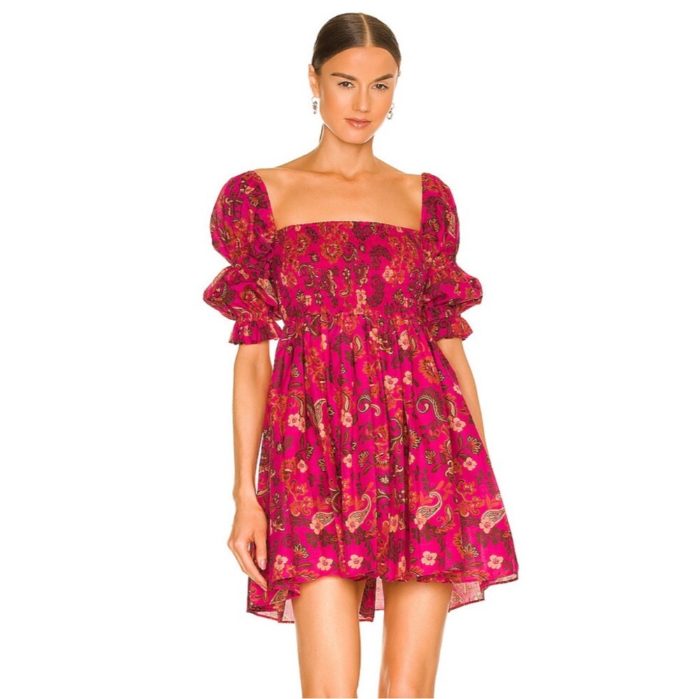 Misa Los Angeles Zadie Pink Floral Mini Dress